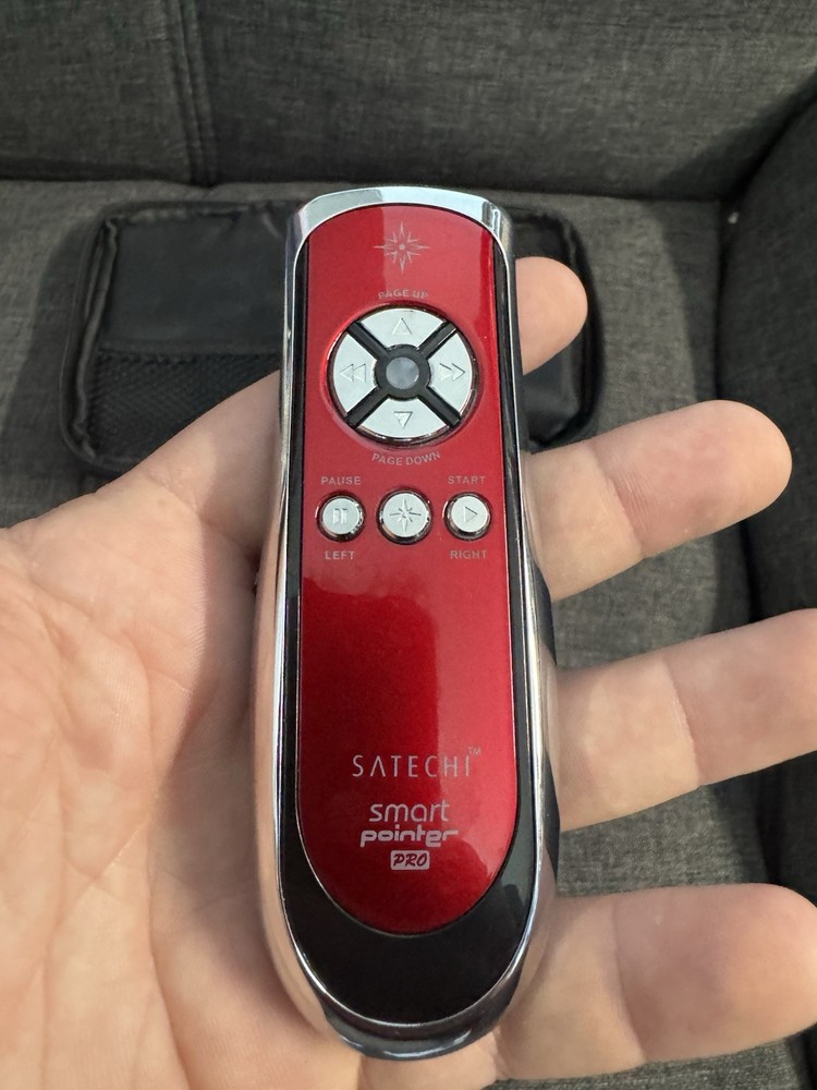Satechi Smart Pointer Pro SP401T Chrome 2.4Ghz Wireless Presenter Remote