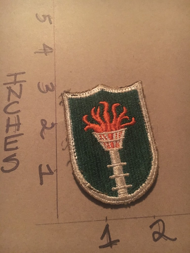 WW2 to Korea era US Army Korean Commo. Zone c/e no glow Patch 5/15/25