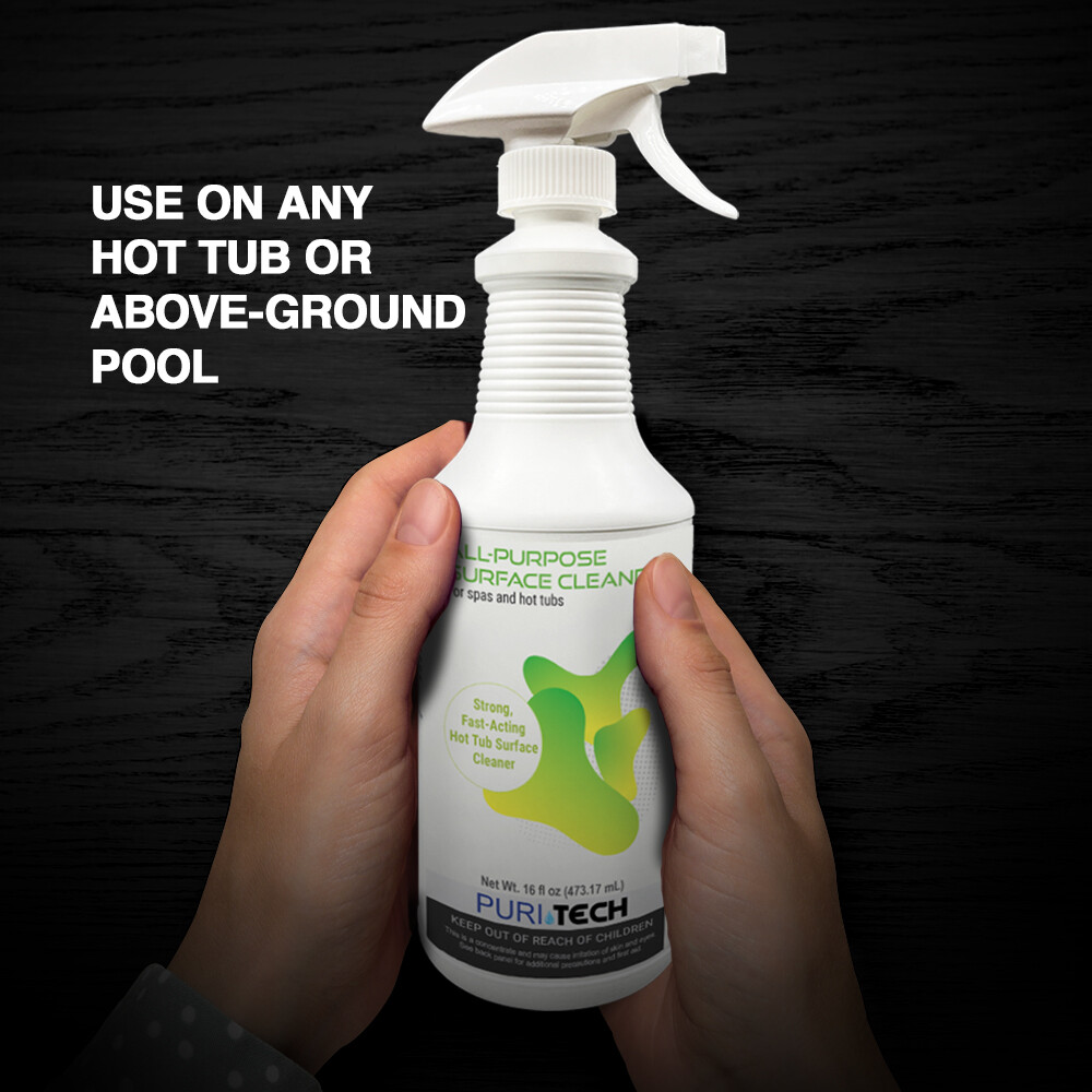 Puri Tech Spa All-Purpose Surface Cleaner 6 Pack Fast Acting Formula Attacks