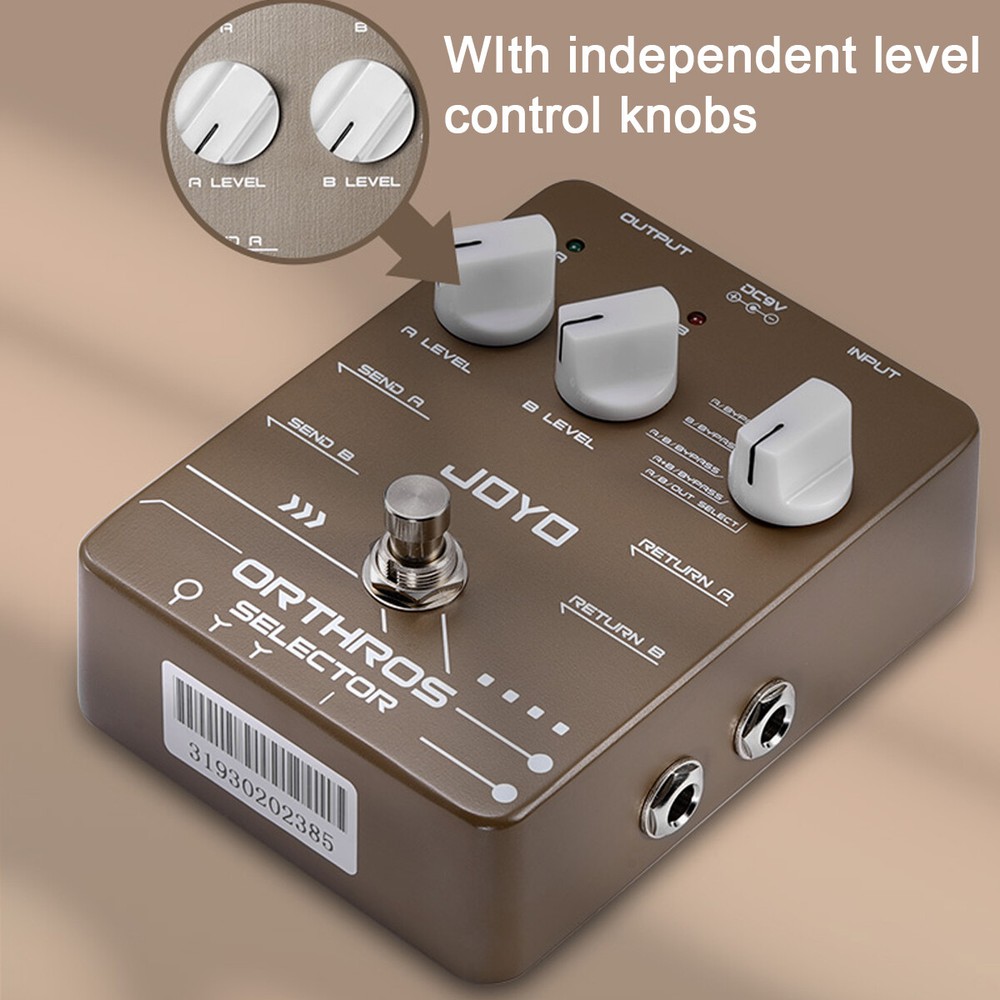 JOYO Loop Guitar Effect Pedal 6 Looping Modes 2 Line Loop JF-24 Selector Pedal