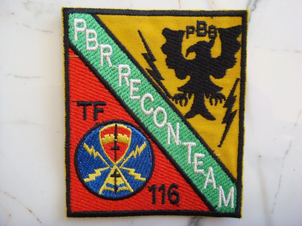 US NAVY PBR RECON TEAM TASK FORCE TF-116,  VIETNAM WAR PATCH