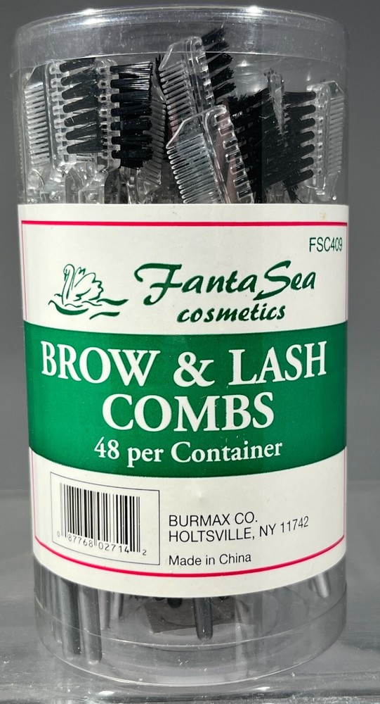 FantaSea Cosmetics Brow & Lash Combs, 48 Count
