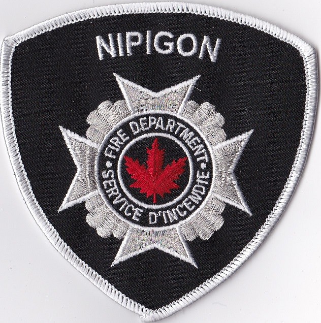 Nipigon Fire Dept. CANADA Firefighter Patch NEW!!