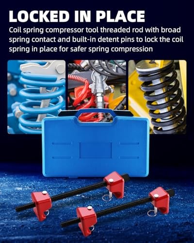 Strut Spring Compressor Tool Set, 2Pcs Coil Spring Compressor Tool