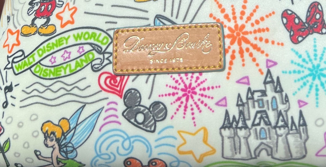 NEW Dooney & Bourke Disney Exclusive Limited Sketch Erica Champsac Shoulder Bag