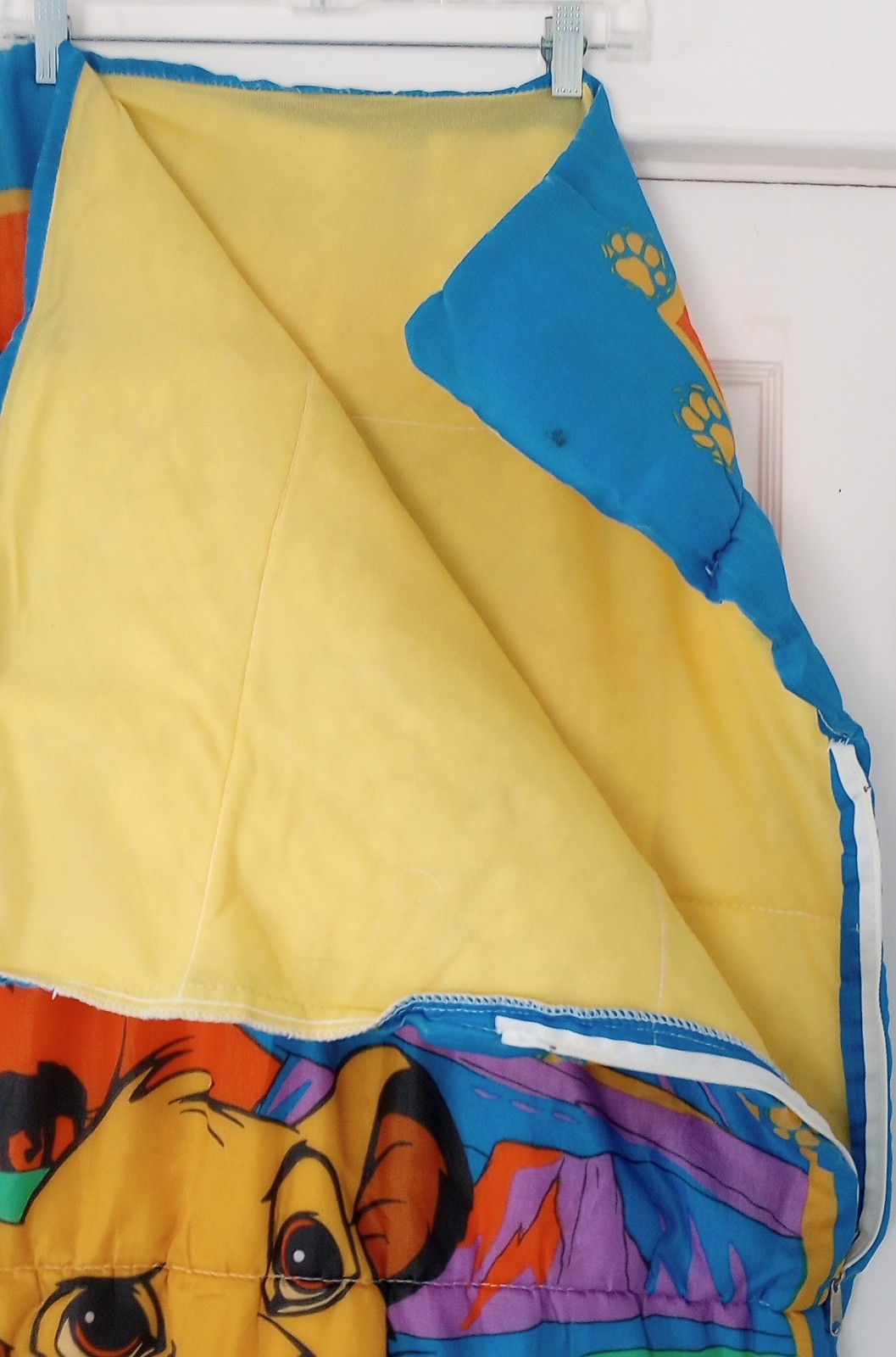 Kids Lion King Sleeping Bag 1990s Disney Sleepover Bag