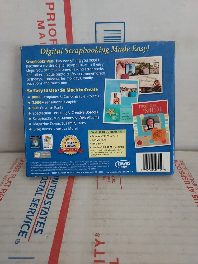 New Sealed Ideasoft Scrapbooks Plus Software - Scrapbooking Made Easy - #163