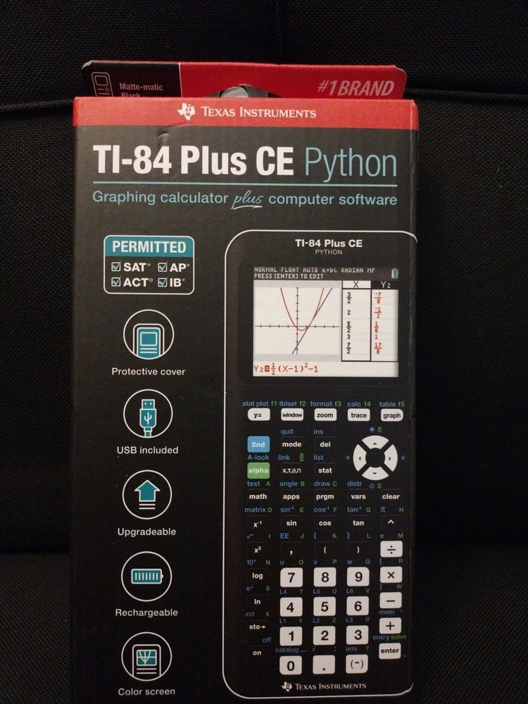 Texas Instruments TI-84 Plus CE Python Calculator (BLACK) - Brand New