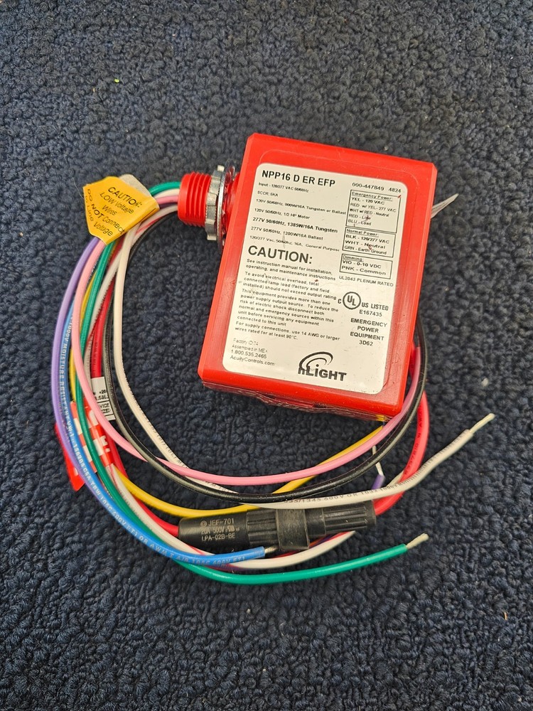 nLight NPP16 D ER EFP: Emergency Operation Power/Relay Pack Dimming