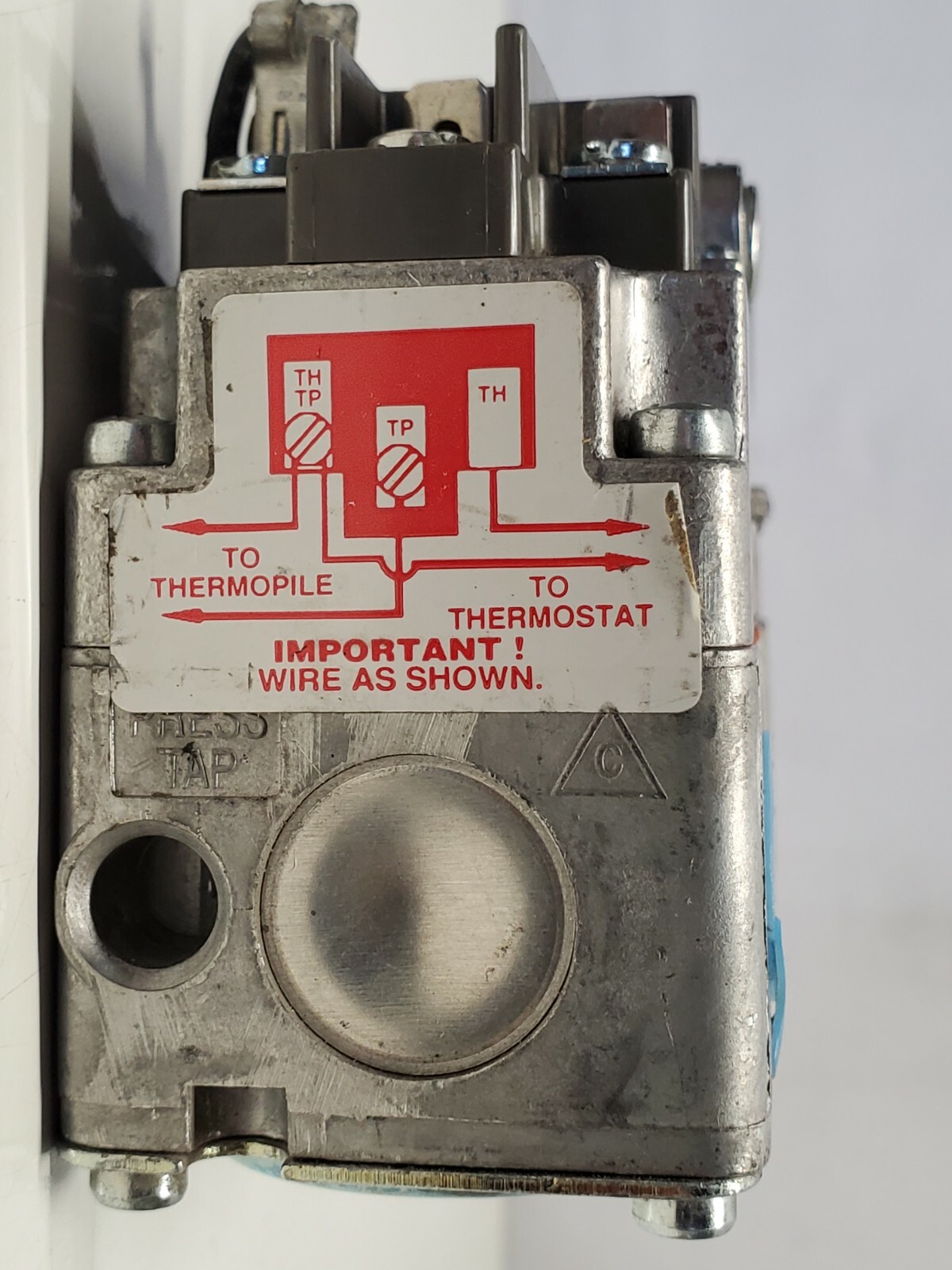 Robert Shaw Grayson 7000 MVRLC-LP 778-832-412 Valve Max 1/2 PSI Millivolt Only