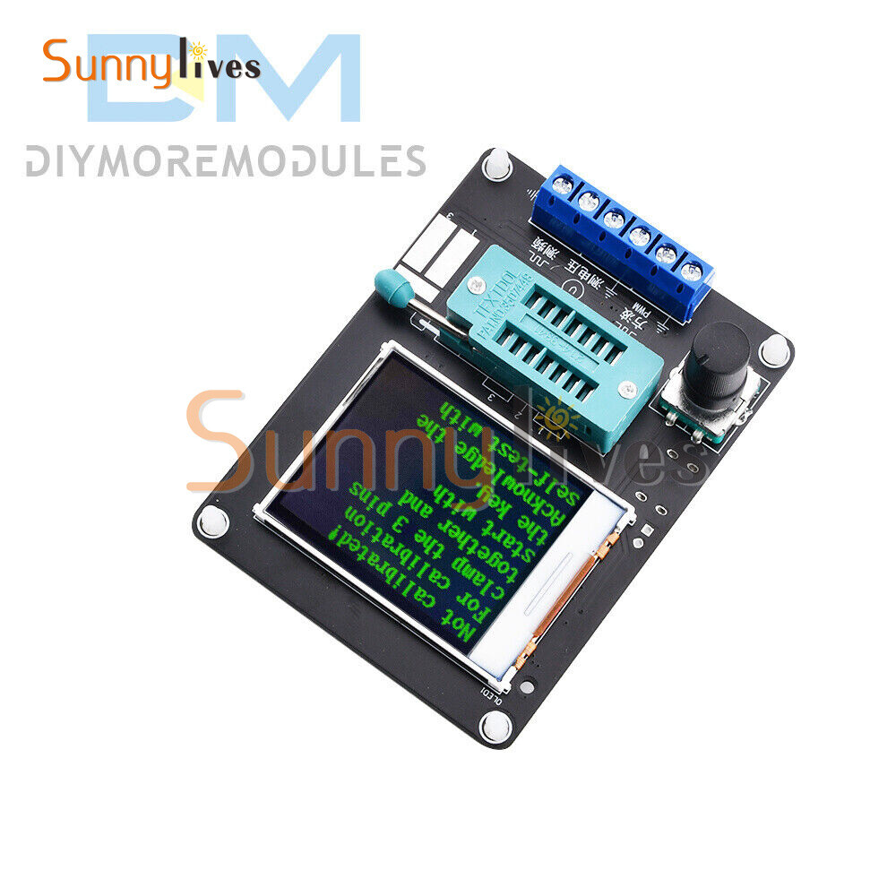 GM328A Transistor Tester Diode Capacitance Inductance ESR Volt Frequency Meter