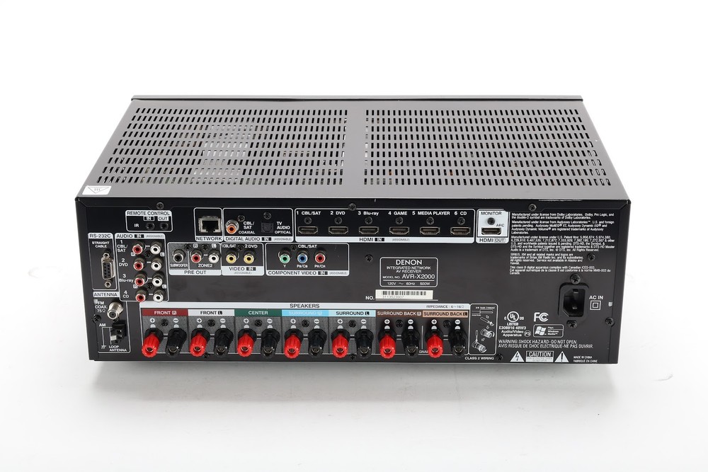 Denon AVR-X2000 Integrated Network AV Receiver