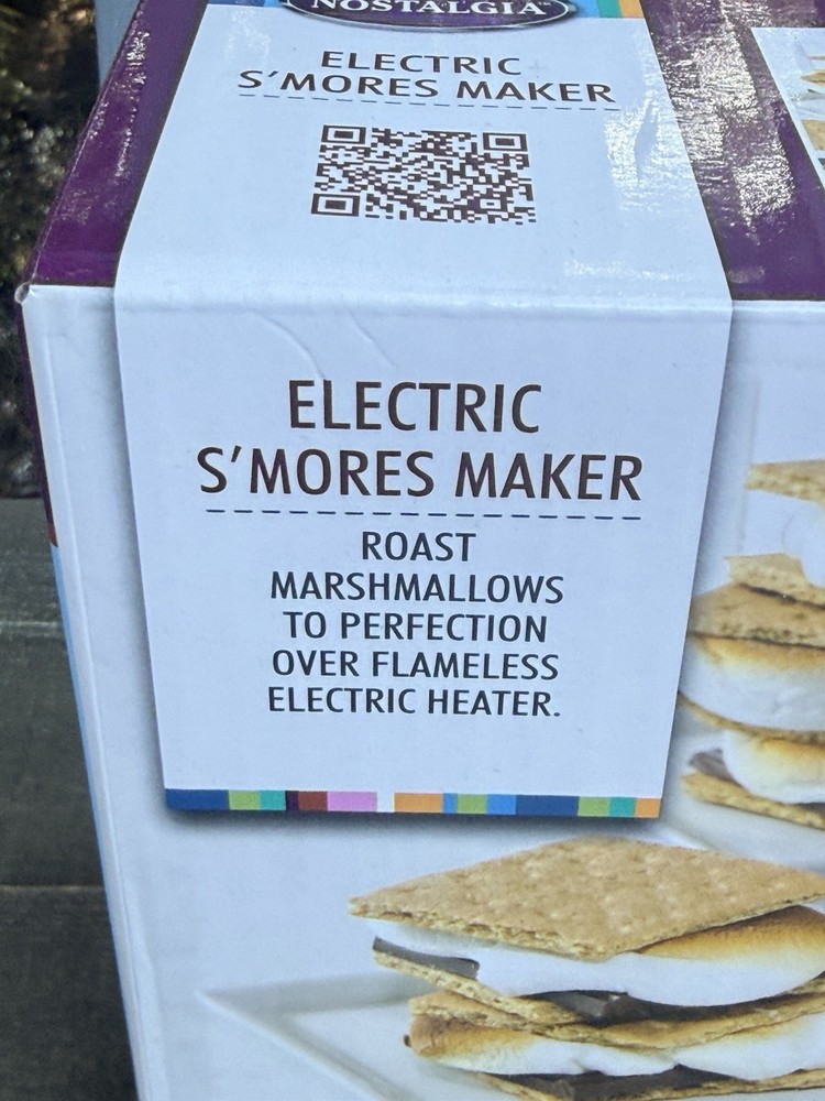 Nostalgia SMM200 Electric Smores Maker - Brown