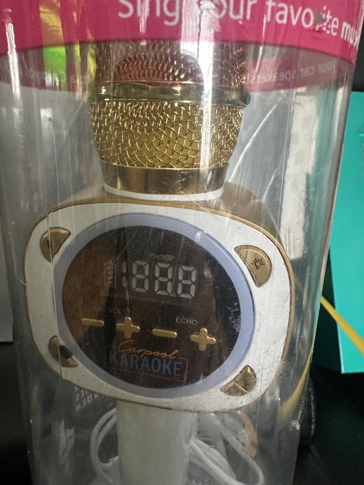 Never Removed James Gordon Singing Machine Carpool Karaoke Bluetooth Microphone