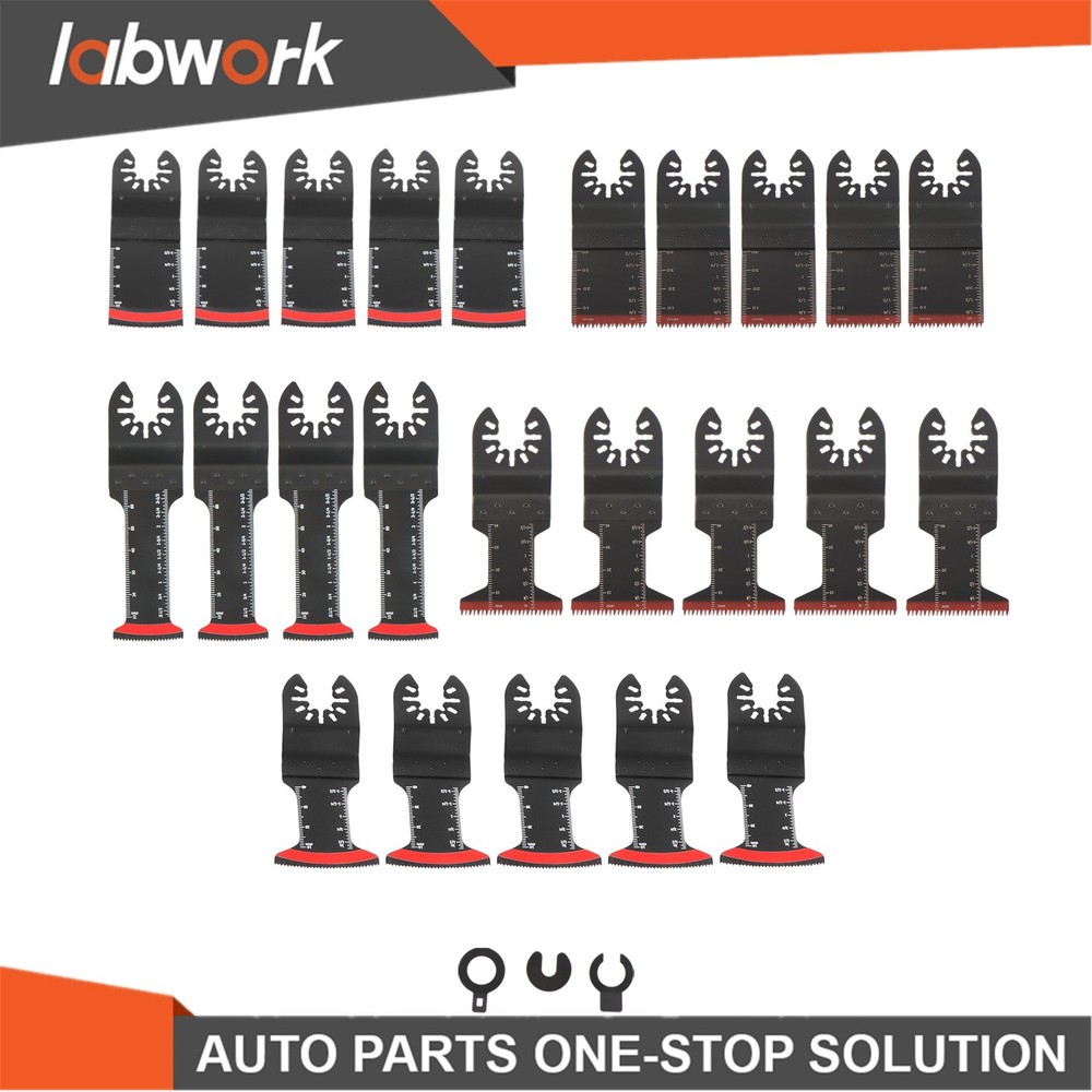 Labwork 27 PCS Oscillating Saw Blades Universal Multitool Cutting Blades