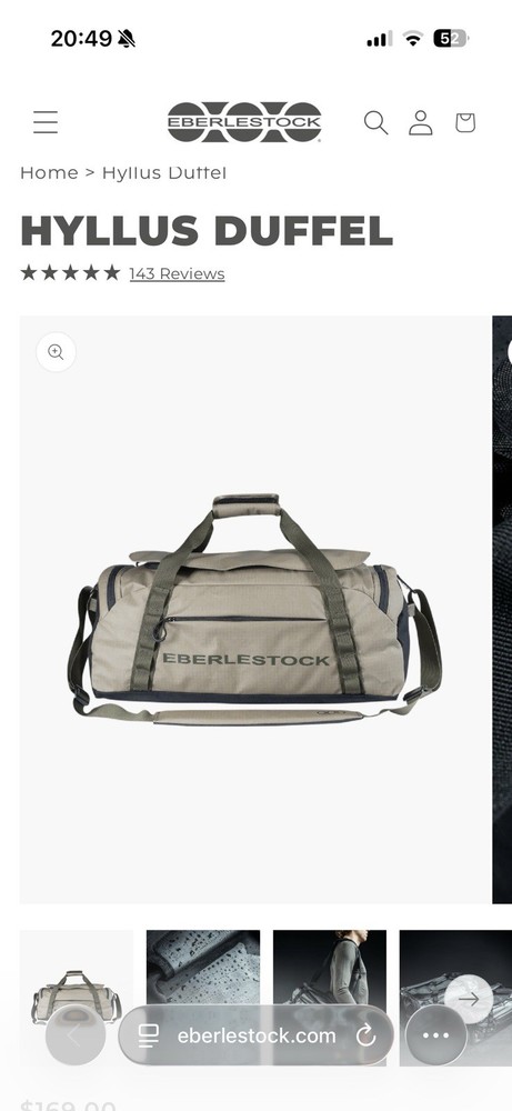 Eberlestock Hyllus Duffel 45L - Dry Earth
