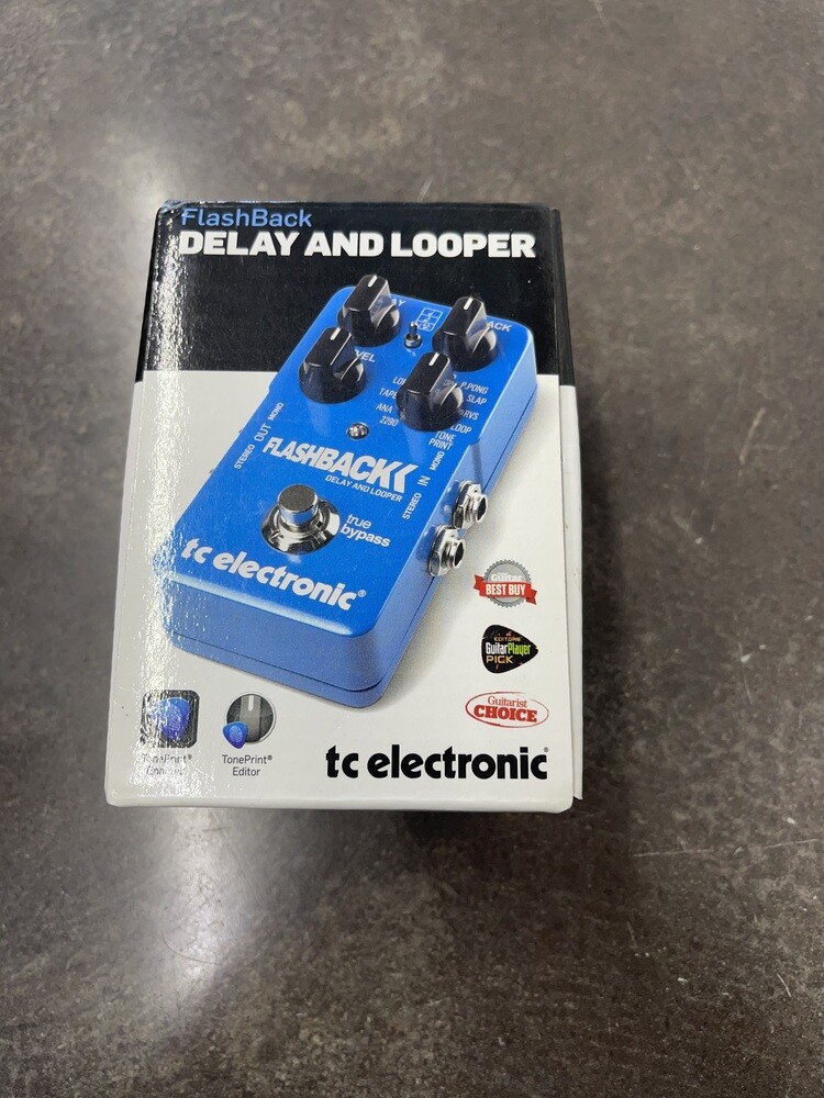 TC ELECTRONIC FLAHBACK DELAY AND LOOPER