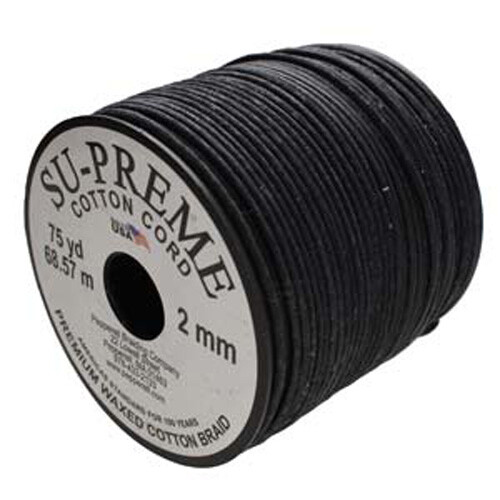 Waxed Cotton - USA made - black