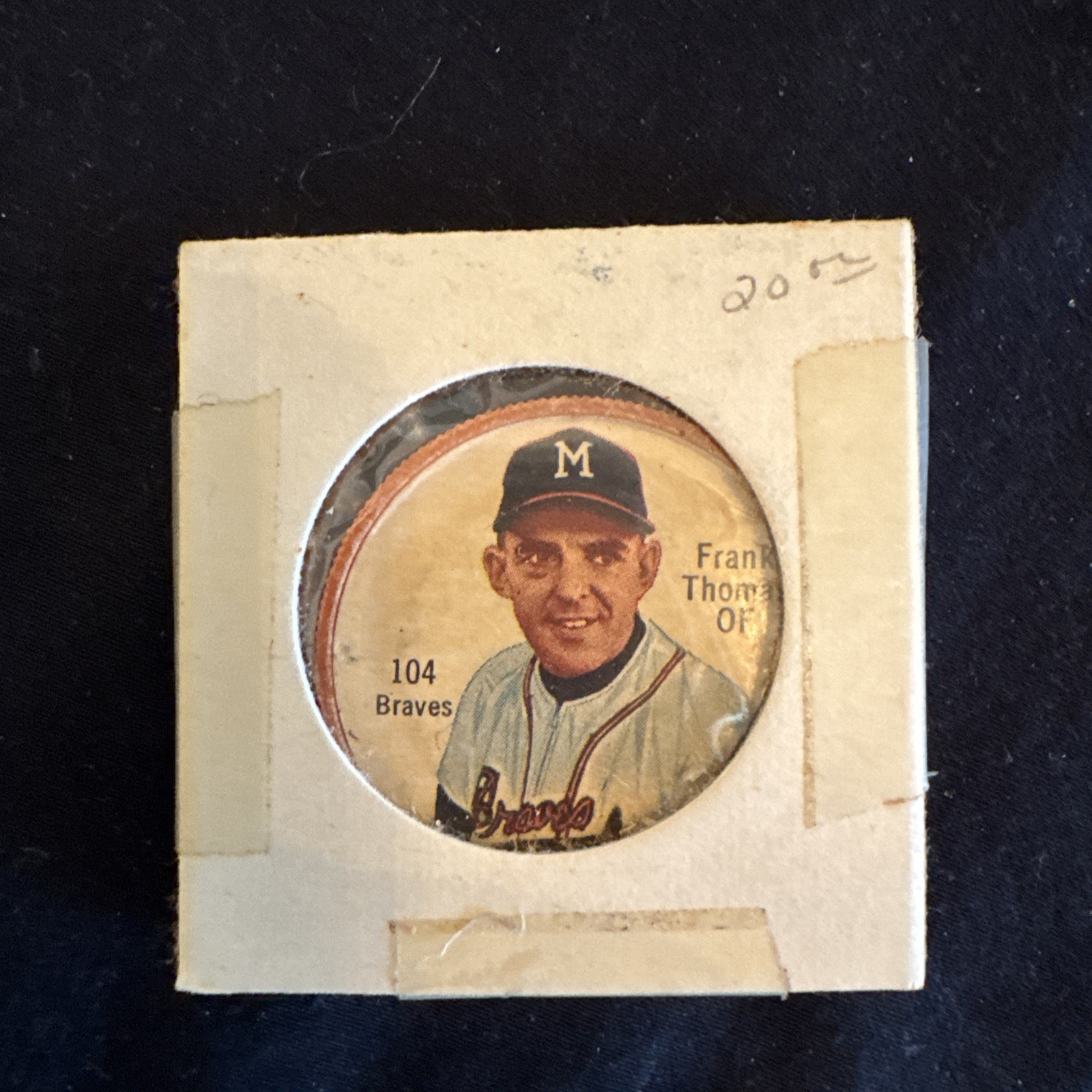 10 Salada/Tea Junket 1962 Baseball Coins Joe Torre Ed Mathews 1960’s era sticker
