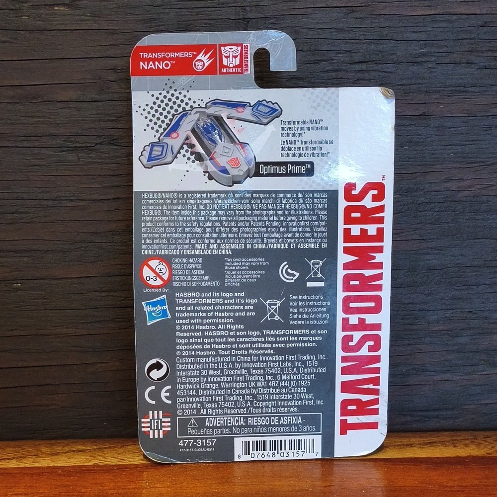 HEXBUG nano Micro Robotic Creatures Transformers Optimus Prime New Sealed 2014