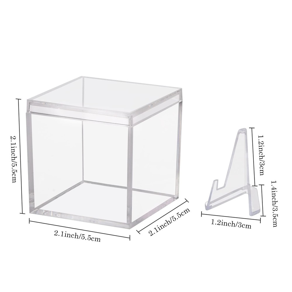 3 Pack Championship Ring Display Case Clear Acrylic 3 Pack,
