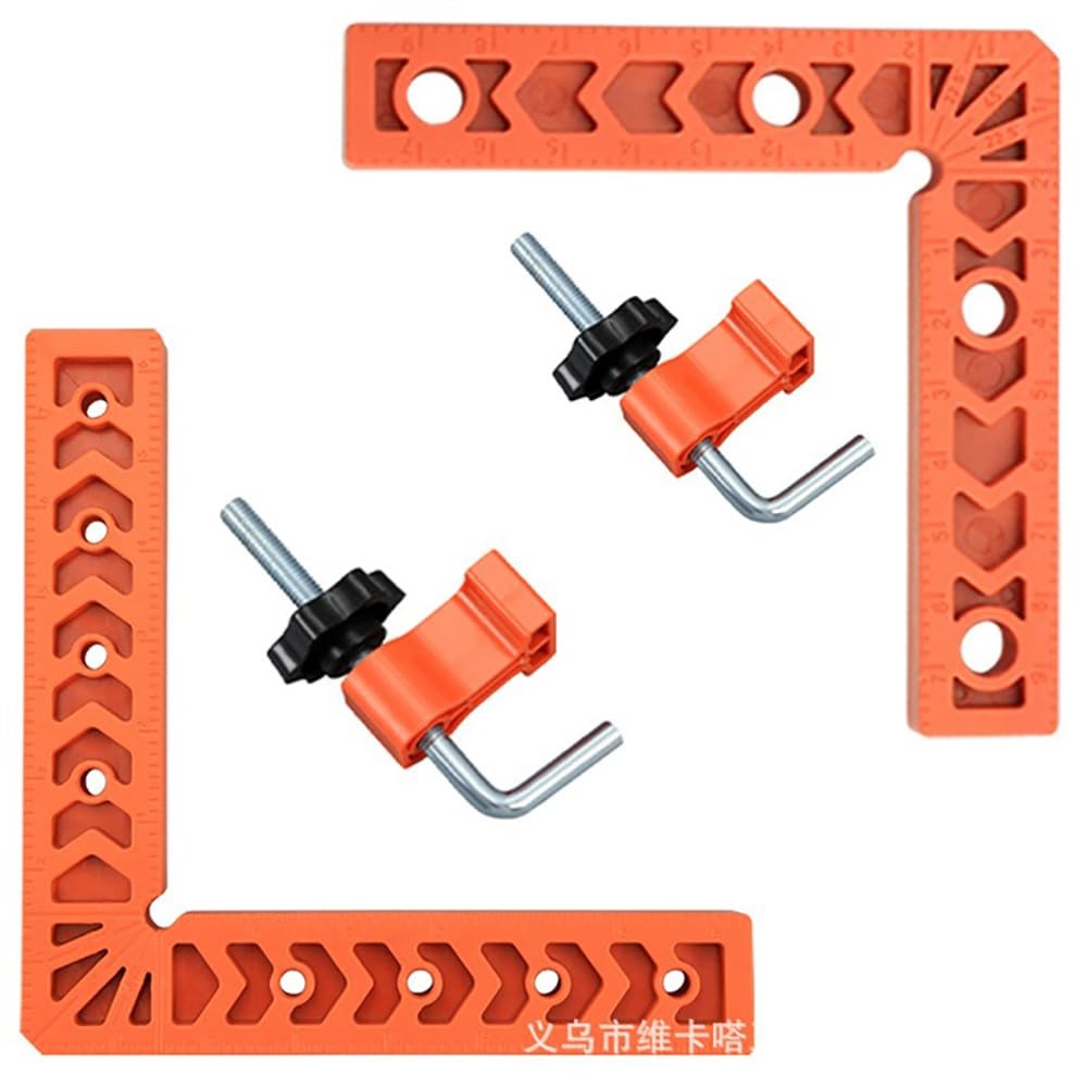 90 Degree Clamp Positioning Squares Set Corner Clamps 3" 4" Right Angle Clamp...