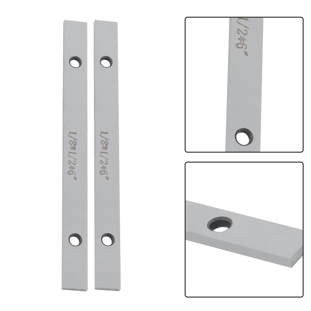 1/8" Thin Parallel Set & 1 Matched Pair 1-2-3 Block Set 23 Holes