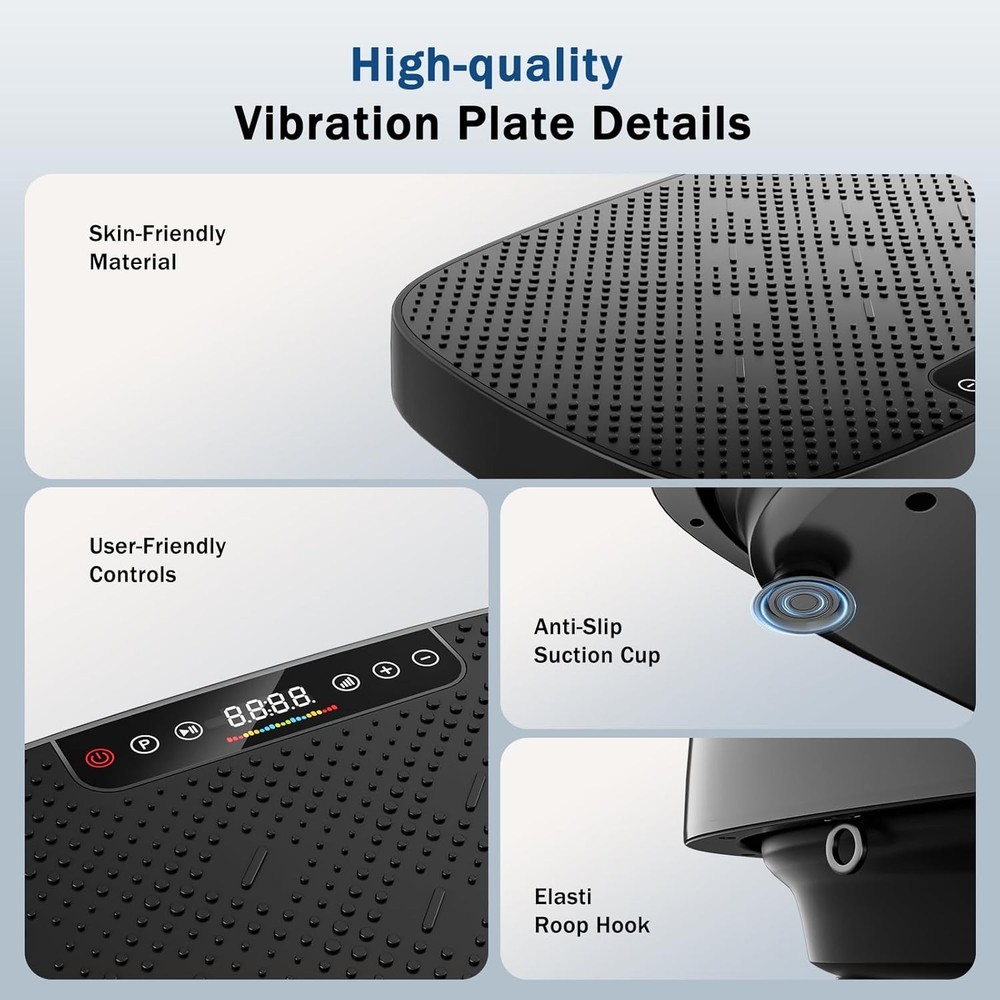 Vibration Plate Exercise Machine, Vibrating Plate for Lymphatic Drainage