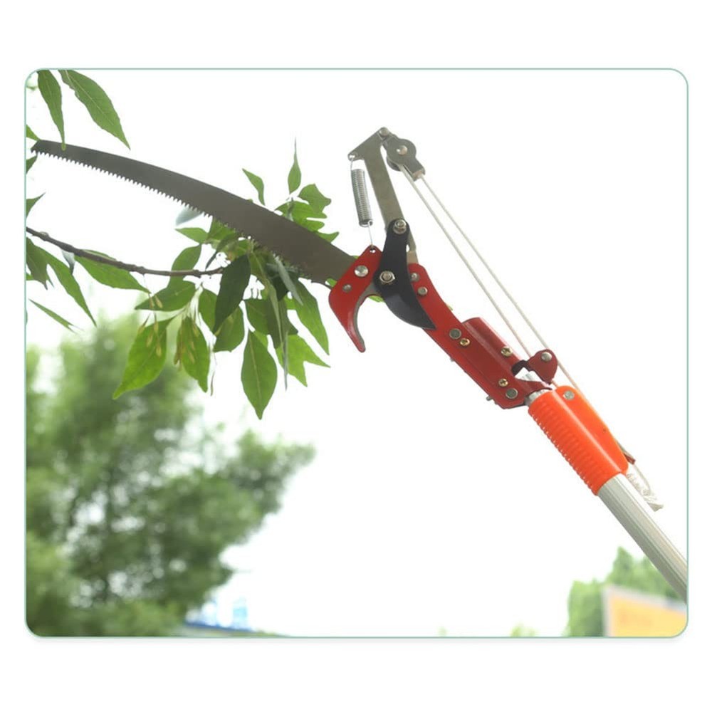 Extendable Pole Saw Branch Trimmer Pruner Head for Tree Trimming Pruning