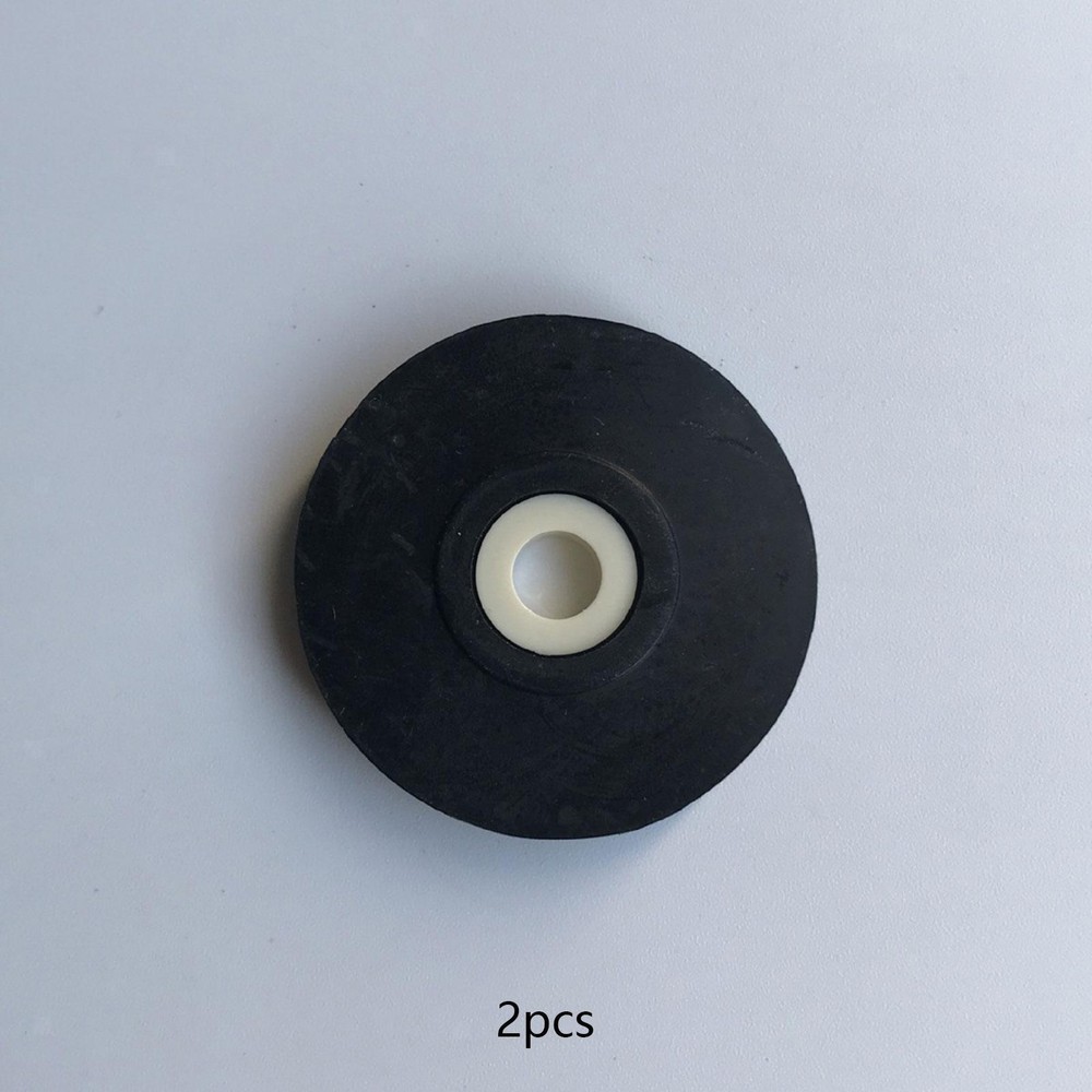 2x Rubber Knitting Machine Wheel Bracket Accessories Knitting Machine Wheel