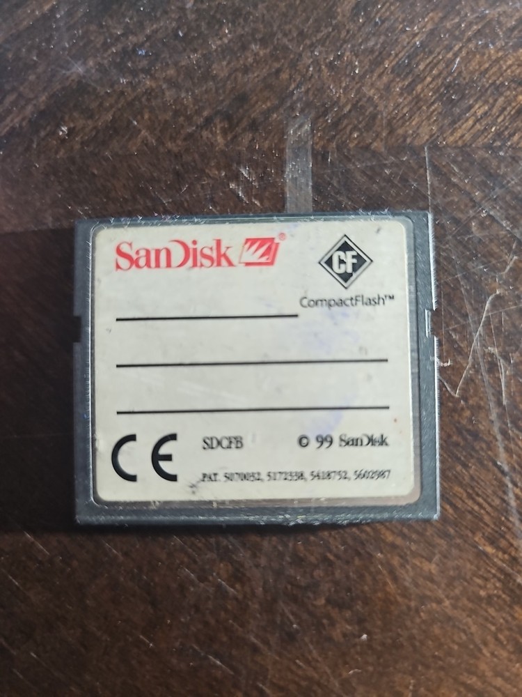 SanDisk 128MB Compact Flash Card