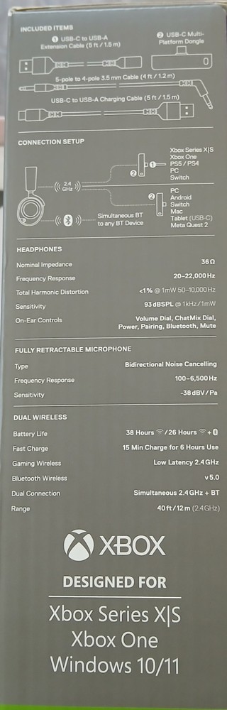 New SteelSeries Arctis 7X Wireless Multi-Platform Gaming Headset See Description