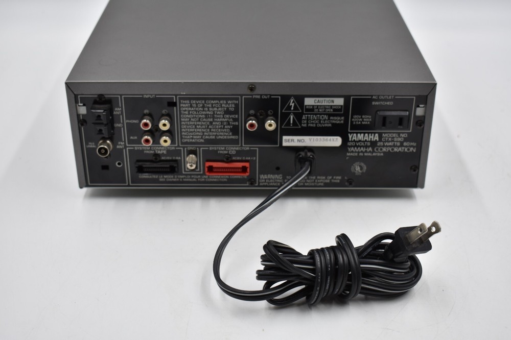 Yamaha CTX-S90 PreAmp DISPLAY NOT WORKING