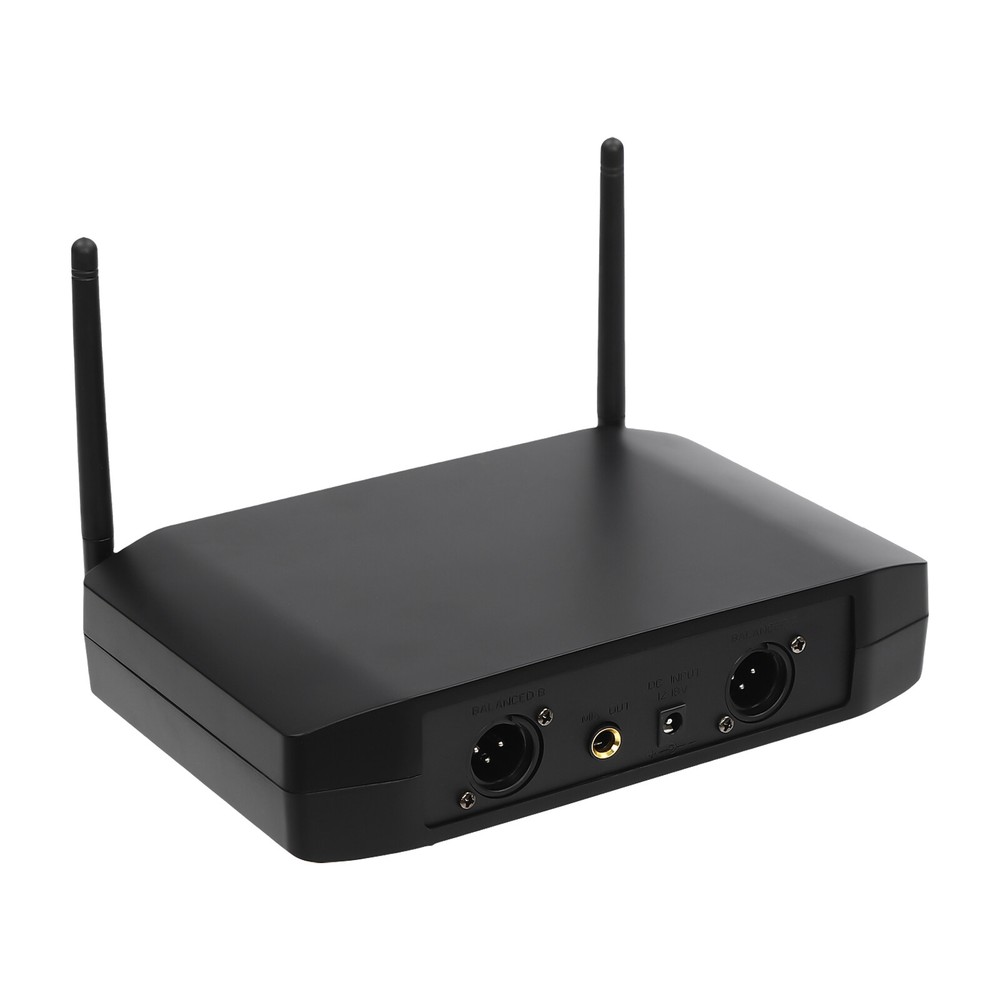 4 Channel Wireless Microphone Pro Audio System UHF Handheld Dynamic Mic Party