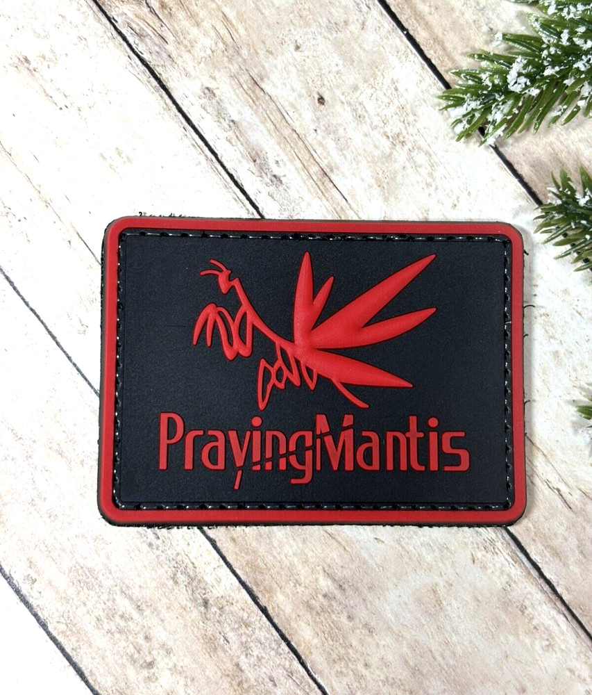 PVC Tactical Patch - Praying Mantis Patch - Morale Assault Rifle Gun Patch