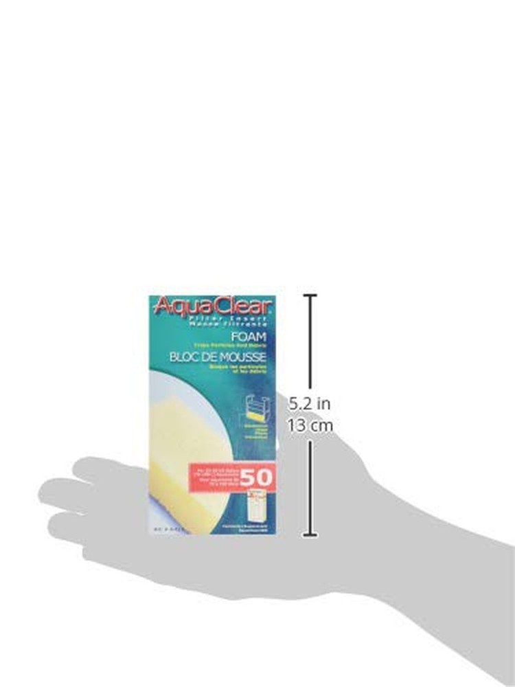 Aqua Clear AquaClear 50 Foam Filter Insert, Aquarium Filter Replacement Media...