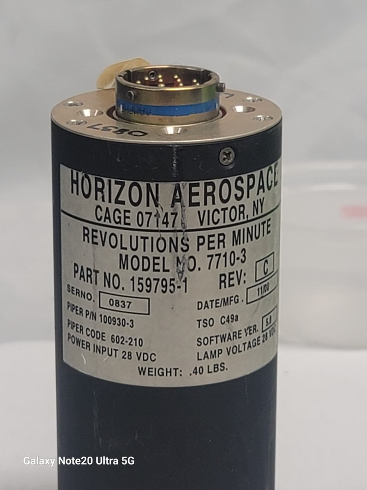 HORIZON AEROSPCE Tachometer Indicator 7710-3