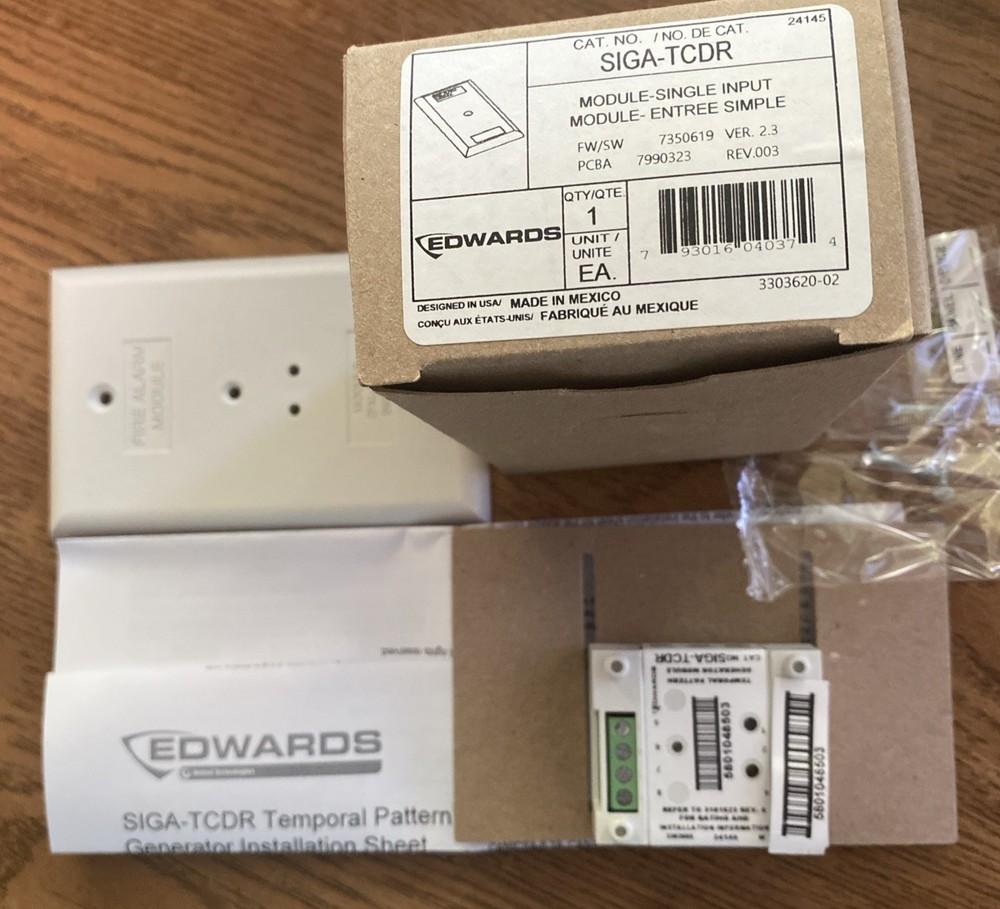 Edwards EST SIGA-TCDR Temporal Pattern Generator. Fire Alarm Module.