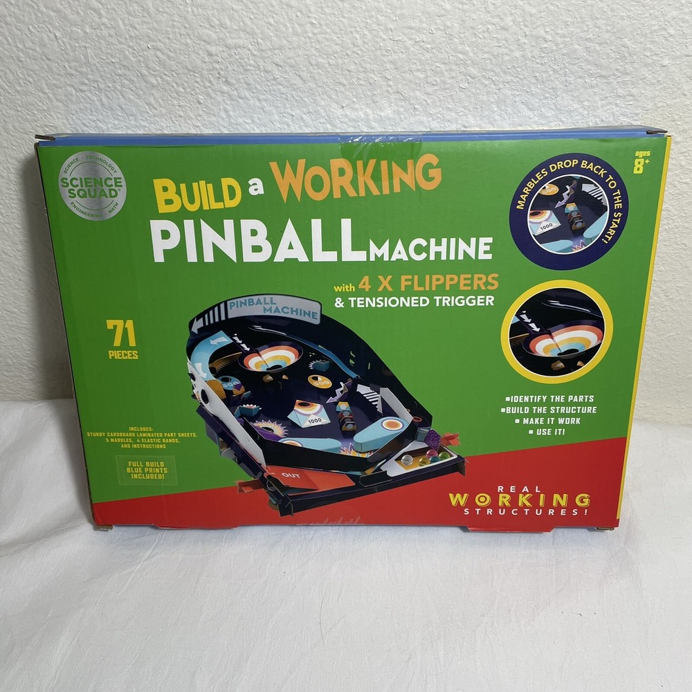 Build A Working Pinball Machine Science Squad