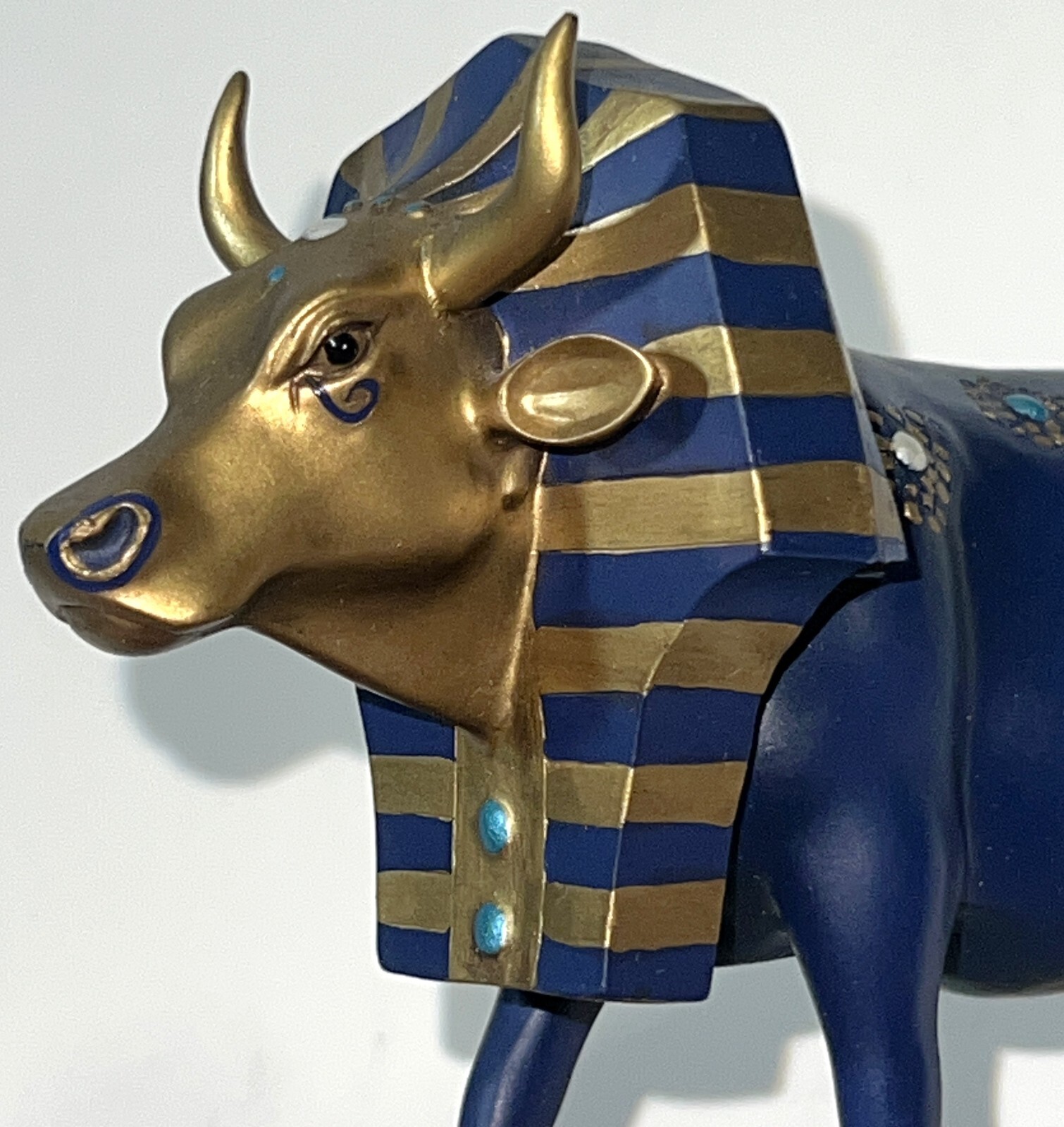 VTG 2000 Cow Parade 9126 Tutancowmon 21371 Westland Egyptian King Tut Figure