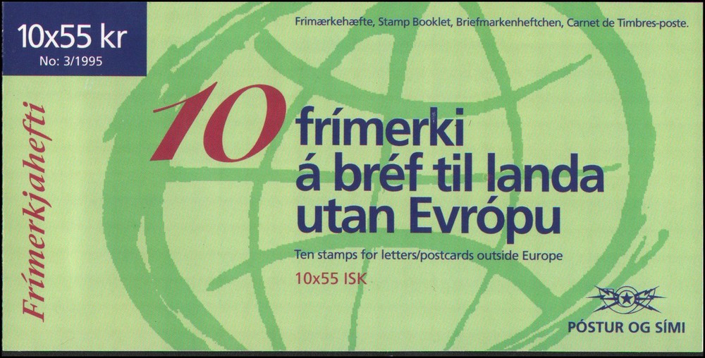 Iceland #802a MNH booklet