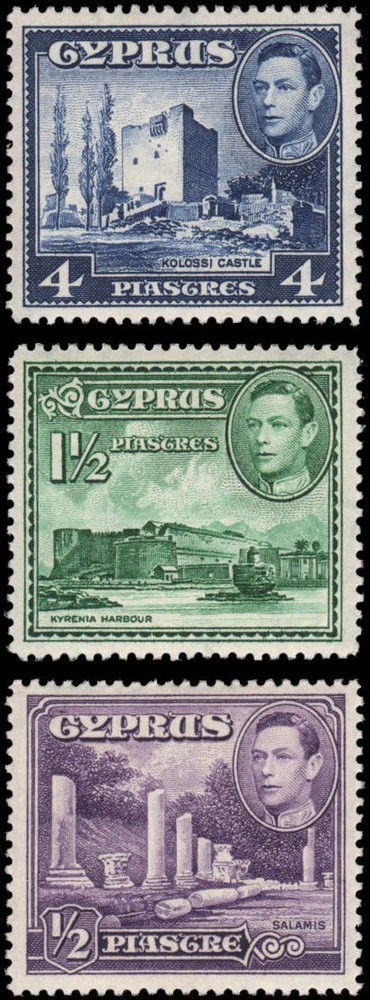 Cyprus #164-166 set MH