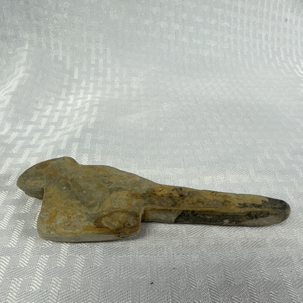 Ancient Indian artifact, stone carving, birdstone , tool