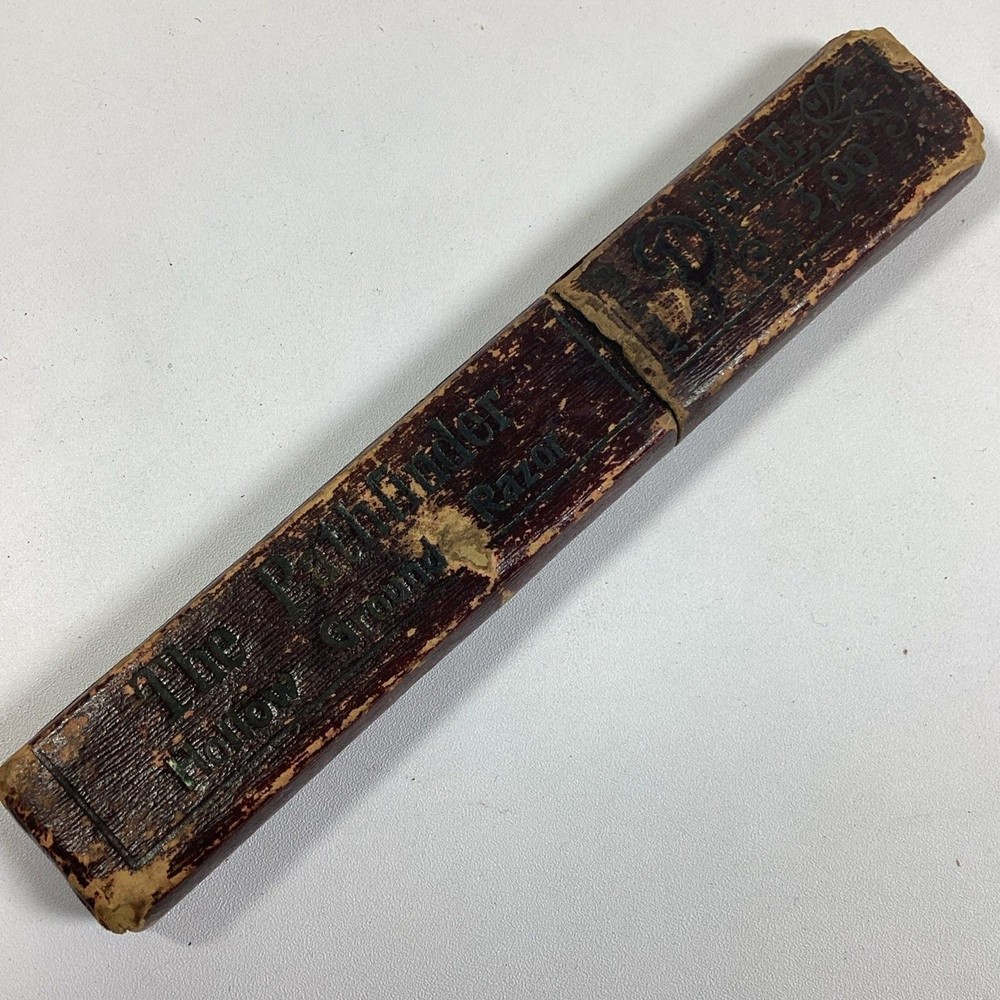 Pathfinder Germany Straight Razor Box EMPTY Vintage