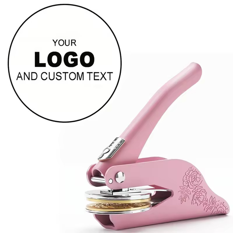 Embosser Stamp LOGO Customized Wedding Library Book Private Seals Customization