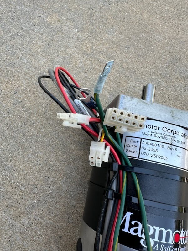 HAAS HRT-210 Brush 17 Pin Servo Motor Magmotor 36-4185A 210-450 WP E726 36-4185