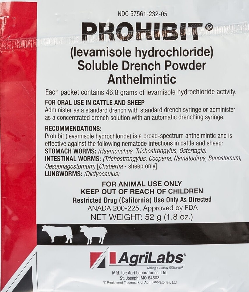Prohibit Soluble Drench powder, 52 g