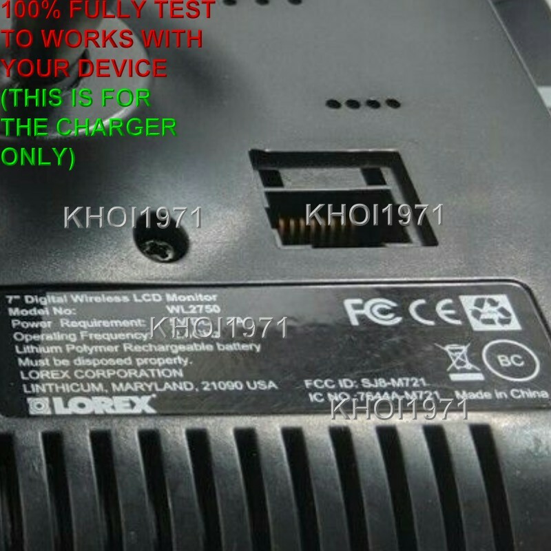 WALL AC power adapter for LOREX WL2750 WL2751 wireless security LCD VIEWSCREEN