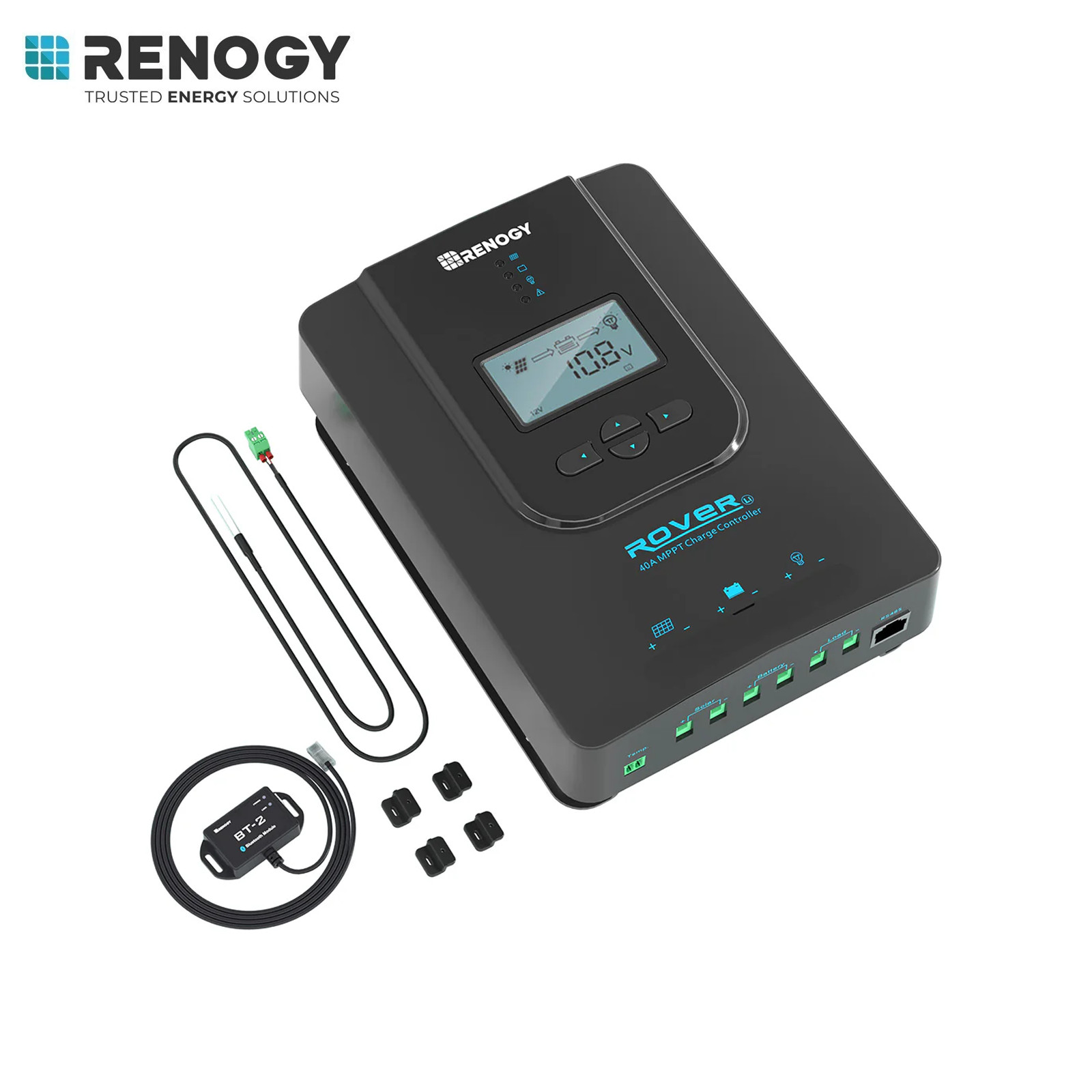 Renogy Rover 40A 12V/24V MPPT Solar Charge Controller LCD Regulator w/ Bluetooth
