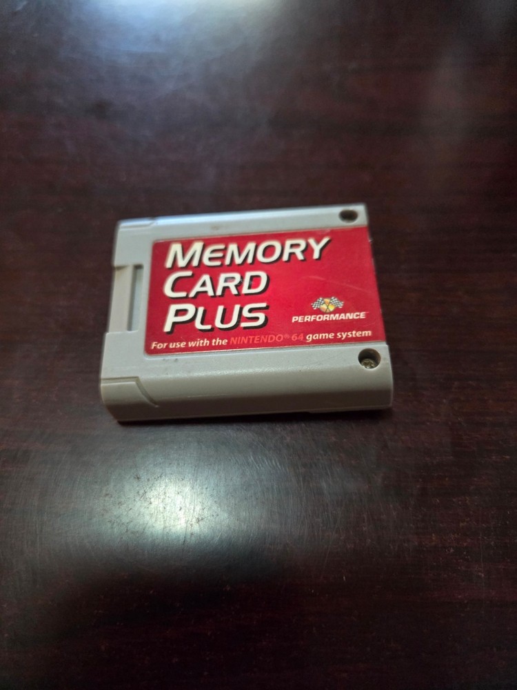 Performance Brand Nintendo 64 Memory Card Plus, Tested and working!